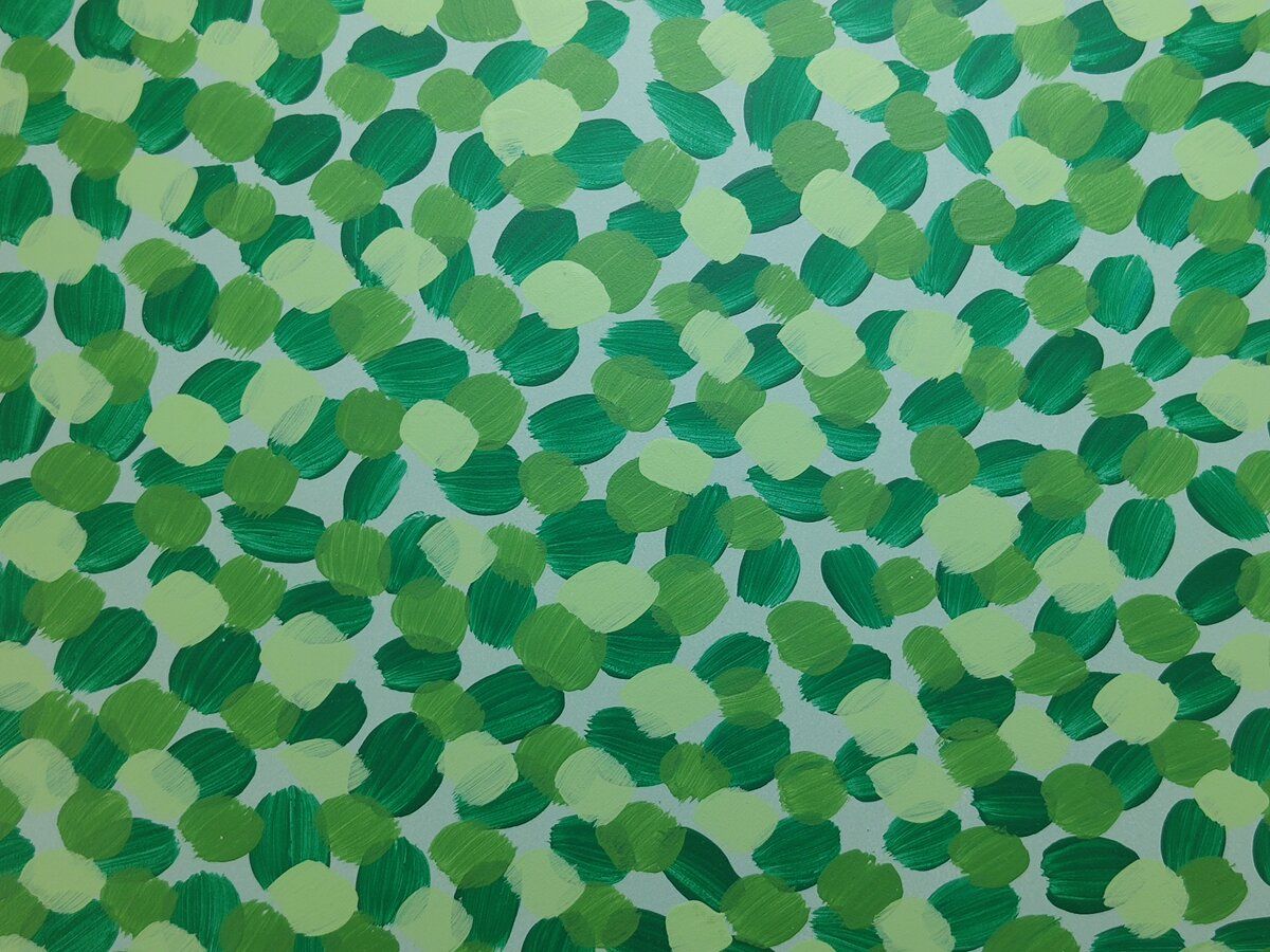 Mini Recycled Paper Earrings - Green