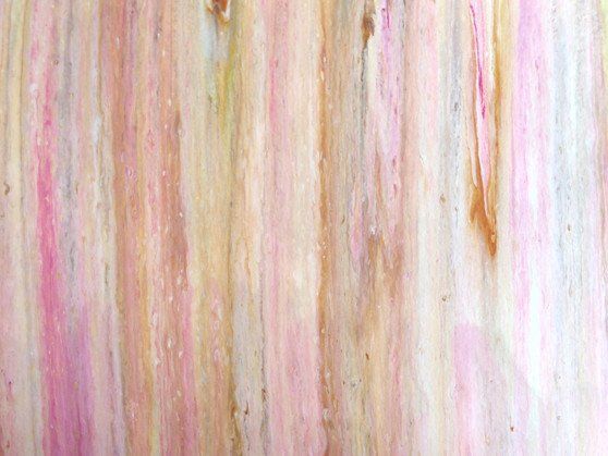 Oval Recycled Paper Earrings - Pale Pink, Brown & Tan