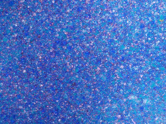 Oval Recycled Paper Earrings - Blue Speckle