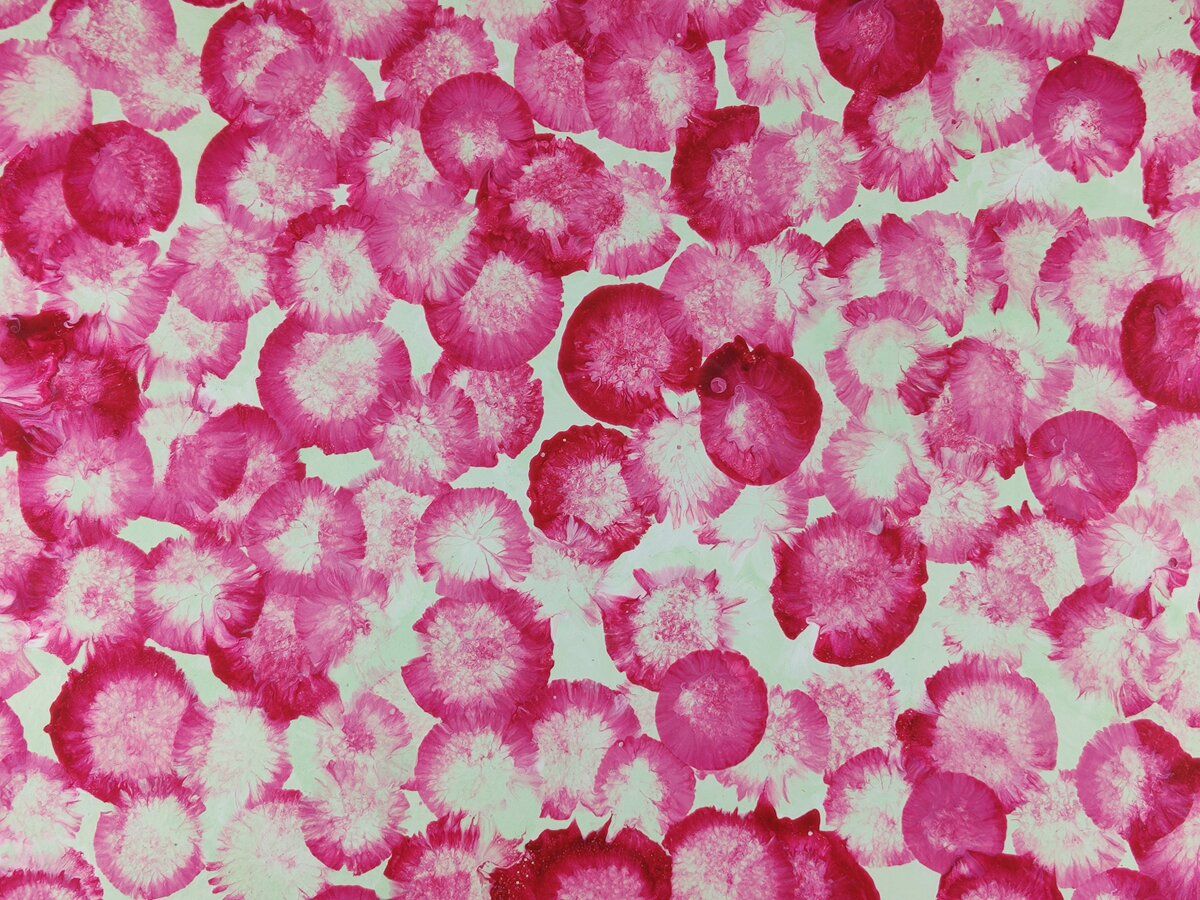 Square Recycled Paper Earrings - Pink & Mint