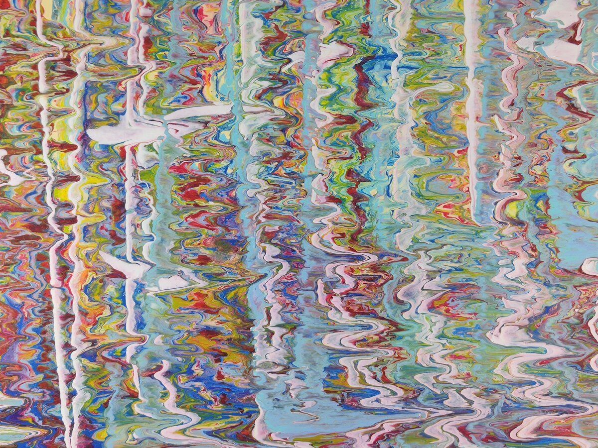 Mini Recycled Paper Earrings - Multicolour Drizzle