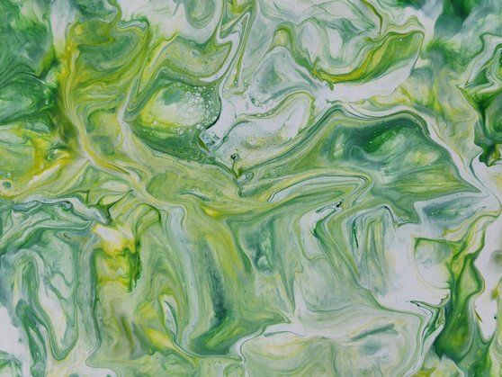 Reversible Triangle Recycled Paper Earrings - Blue / Green