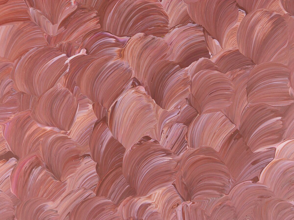 Oval Recycled Paper Earrings - Brown Brushstrokes