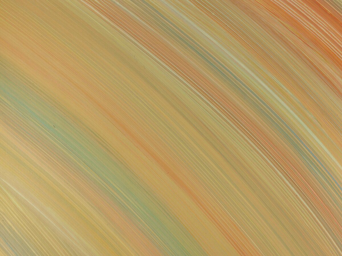 Oval Recycled Paper Earrings - Sunset Swipe