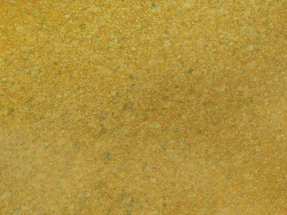 Square Recycled Paper Earrings - Mustard Speckle