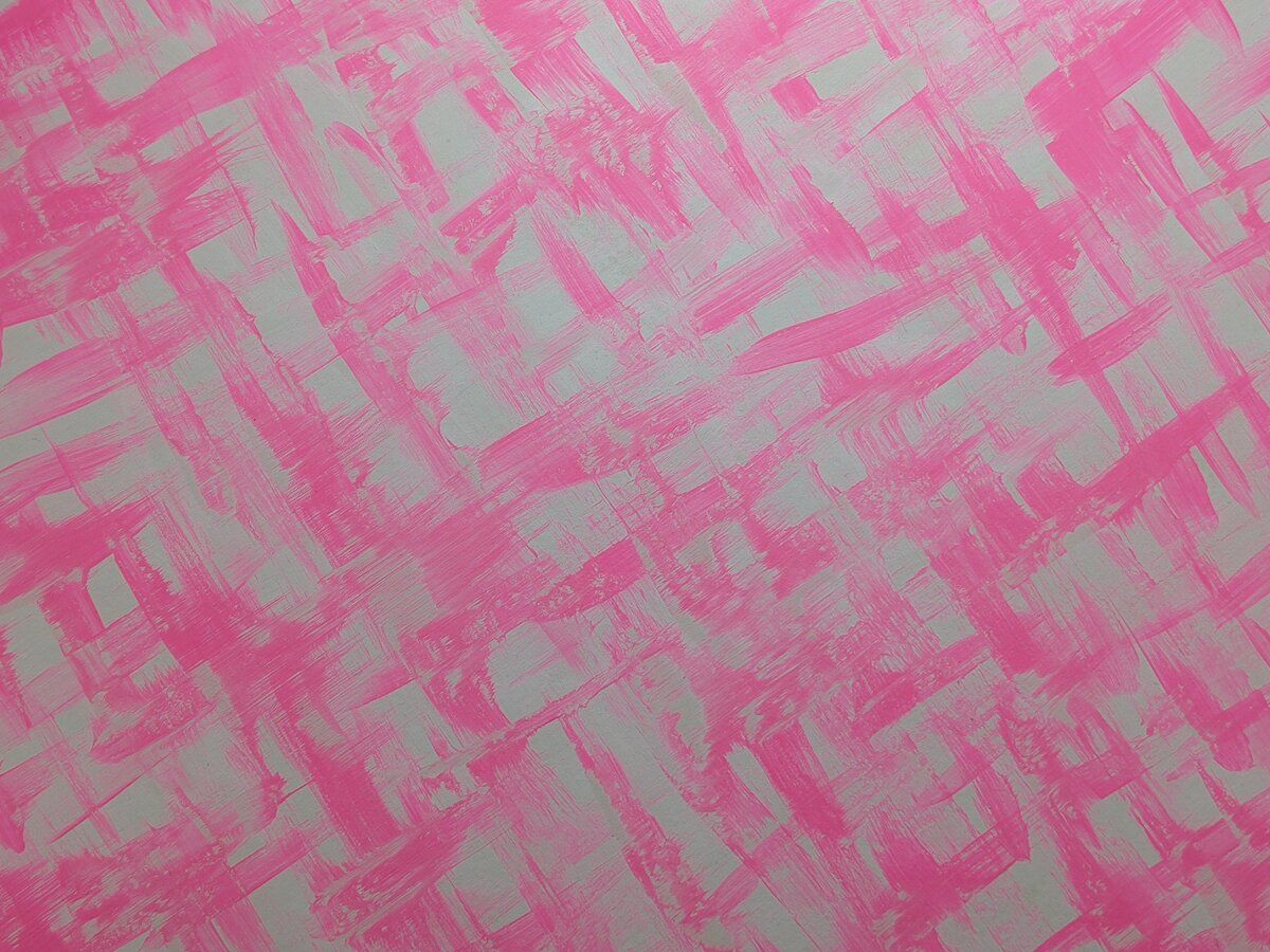 Square Recycled Paper Earrings - Pink & White